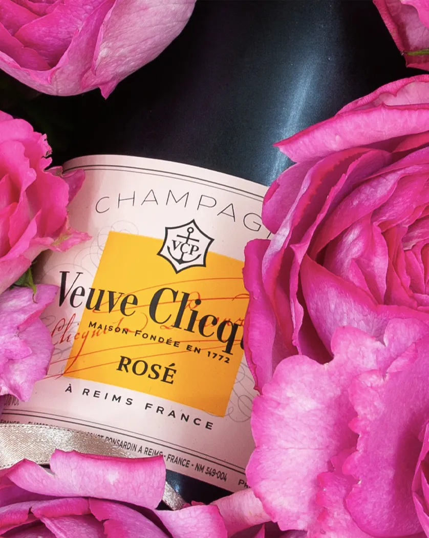 Flower with Champagne